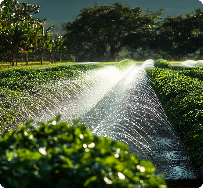 View of Irrigation System Installation | Cramer's Landscaping Charleston