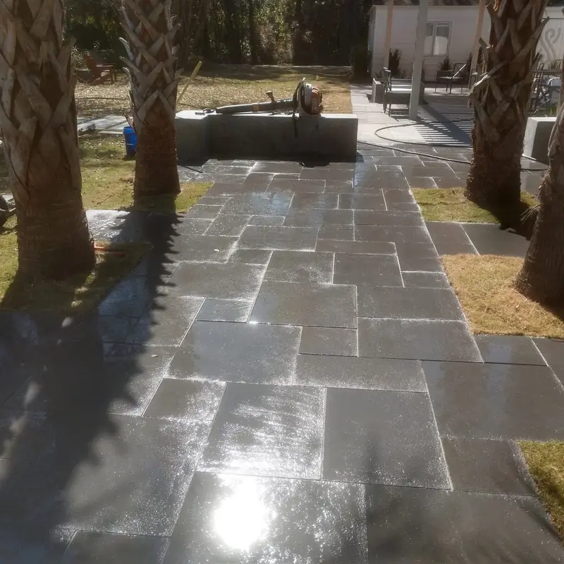 Bluestone pathway in Mount Pleasant, SC Bluestone pathway in Mount Pleasant, SC