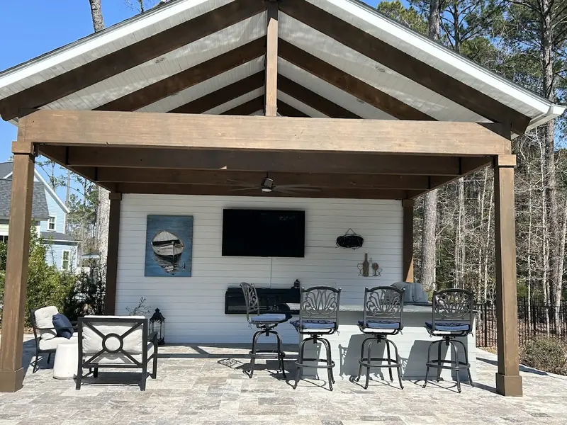 Pool pavilion in Mount Pleasant, SC