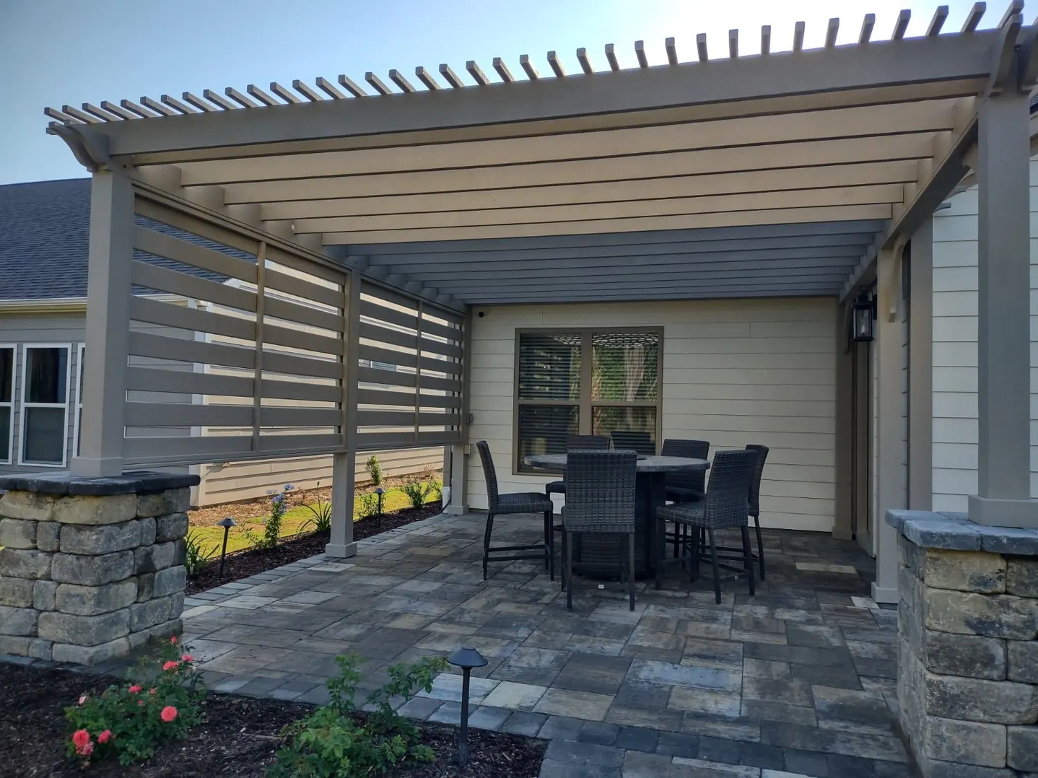 Backyard pergola in Summerville, SC Backyard pergola in Summerville, SC