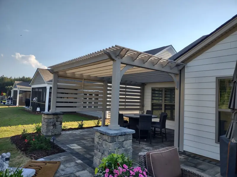 Backyard pergola in Summerville, SC Backyard pergola in Summerville, SC