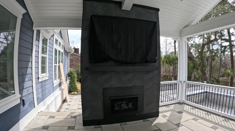 Modern fireplace in Summerville, SC