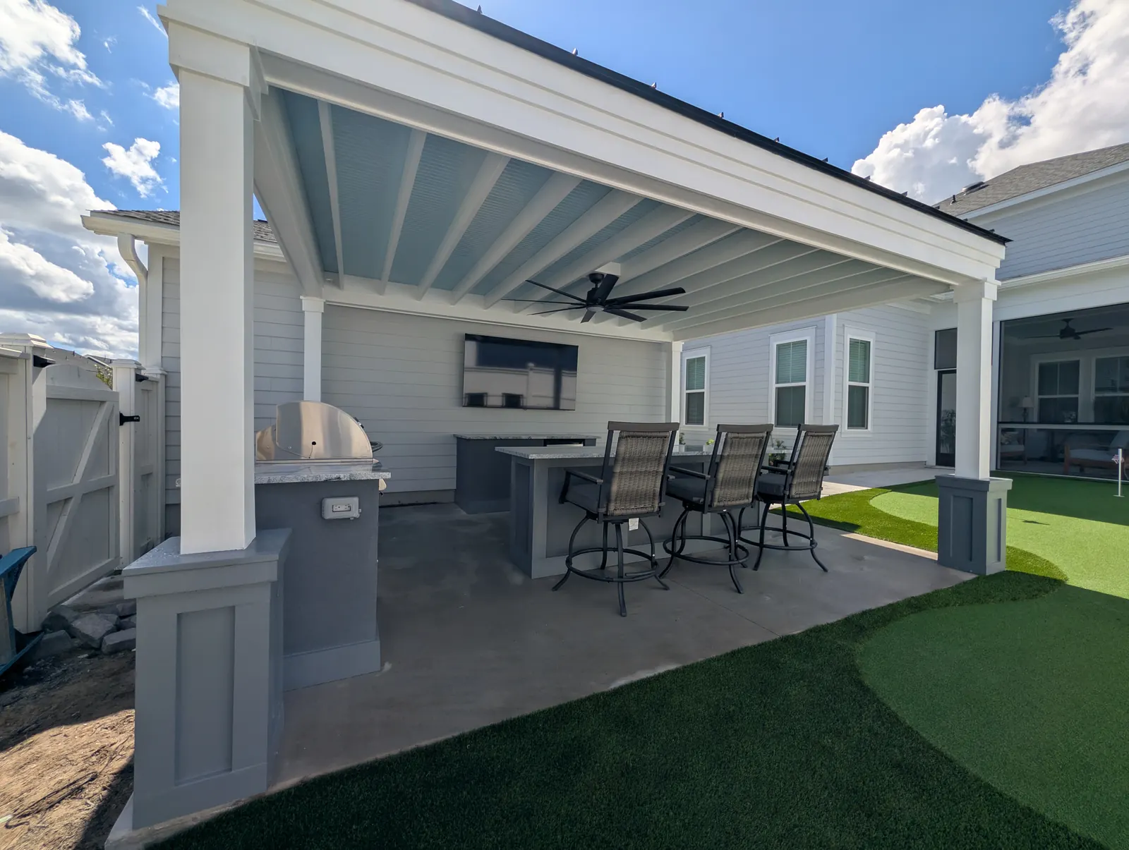 Outdoor living pergola outdoor kitchen in Summerville, SC Outdoor living pergola outdoor kitchen in Summerville, SC